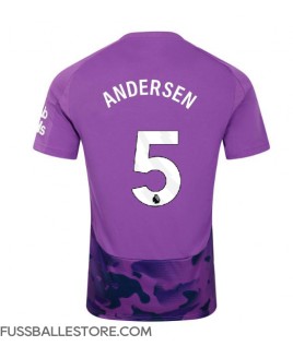 Günstige Fulham Joachim Andersen #5 3rd trikot 2024-25 Kurzarm